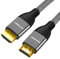 SOEYBAE Cavo HDMI 4K 1m,HDMI 2.0 Supporta 4K 60Hz HDR,Cavetto HDMI ad alta velocità in Nylon, compatibile PS3, PS4, TV, Computer e Monitor HDTV - Nero