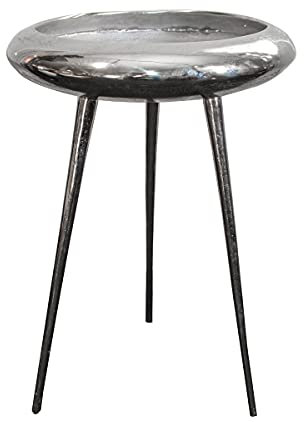 Antikas - Beistelltisch, Aluminium, Rund, Auslage, Dekoration