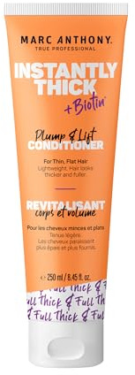 Marc Anthony Instantly Thick Biotin Conditioner, 240 ml – Volumenspendendes und feuchtigkeitsspendendes Haarprodukt für dünnes, flaches oder trockenes Haar – Parabenfrei, sulfatfrei, phthalatfrei