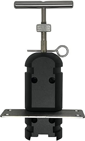 12 Gauge Trip Wire Alarm by Trip Alarm Co. USA Made Perimeter Defense Device 360° Coverage Quad 3.0, Camping and Security (Black)