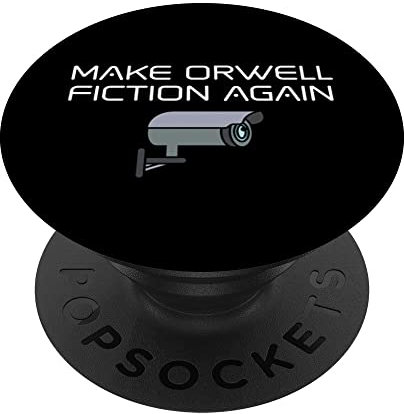 Machen Sie Orwell Fiction Again Libertarian Orwelllian 1984 Orwell PopSockets mit austauschbarem PopGrip