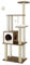 FEANDREA Árbol para Gatos, Torre Moderna de Gatos 165 cm, 5 Postes para Arañar, Cojines Lavables y Desmontables, Plataforma, Cueva, Muebles de Interior para Gatos, Marrón Rústico PCT166X01