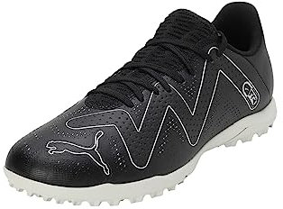 PUMA Men's Future Play TT Soccer Shoe, Black Silver, 11.5 UK