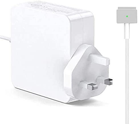 BakPow Mac Book Pro Charging Cable, Mac Book Charger, 85W Power Supply Mags 2 T-Tip - Works with 45W / 60W / Mac Books - 13 & 15 inch & 17 inch (2009/2010 / 2011/2012) (85W mags 2)