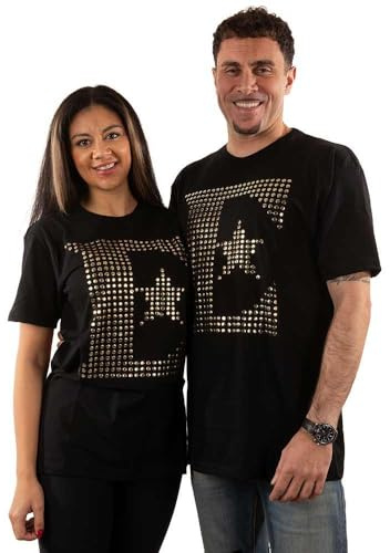 Elton John T Shirt Diamante E Logo Official Unisex Black XXL