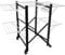 Arredamenti Italia AR_IT 606 ALIANTE Noir Etendoir Extensible Pliable, Bois