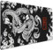 Black Desk Mat White Japanese Dragon Mouse Pad XL Black Anime Big Mousepad Gaming Large Mouse Pad for Men Desk Pad with Stitched Edges Non-Slip Large Computer Mat, 31.5x15.8 in.