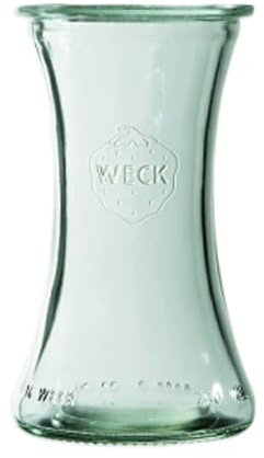 Weck Deli Glas 200 ml 6 Stück | Zur Konservierung, Säften, luftdichter Aufbewahrung von trockenen Zutaten