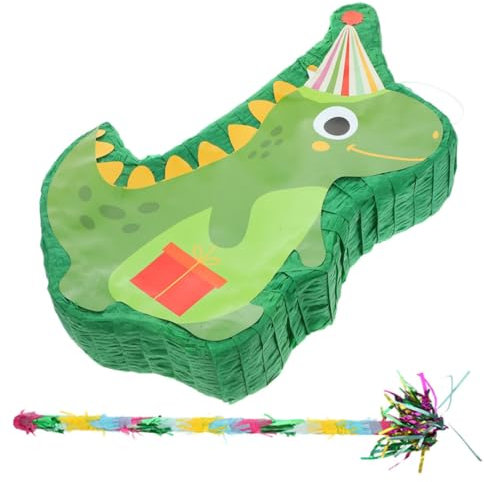 1 Satz Pinata-dekor Des Neuen Jahres Cinco De Hängende Pinata-dekoration Süßigkeitsspiel Pinata Dinosaurier-pinata Dinosaurier-dekor Pinata Mit Ornament Piñata Papier Braut Füllung