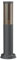 ledscom.de Wegelicht/Pollerleuchte/Gartenleuchte PORU für außen, Rauchoptik, IP44, 38,5 cm, anthrazit, 1x E27 max. 40W