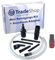 Trade-Shop Mini Düsen-Set/PC-Säuberungsset/Reinigungsset + Anschluss-Adapter für Dyson V11 Outsize, V15 Detect Absolute, V15 Detect Complete