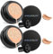 Anglicolor 2PC Pilz Luftkissen CC Creme,Moisturising BB Creme Cushion Foundation Cover Concealer Liquid Foundation Volldeckendes Make-Up Langlebig Und Wasserfes (#03 Warm Peach, 30ml)