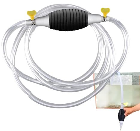 Siphon Hand Pump - Portable Liquid Transfer Pump, Uniiversal Manual Siphoning Tool | Reusable Liquid Sucker Hand Pump, Multifunctional Hand Operated Pump for Transfer, Aquarium, Home, Garden