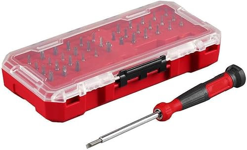Milmaukee Screwdriver Set For Milwaukee 48-22-2935 39-in-1 Precision Multi-Bit Screwdriver Set, Red,black