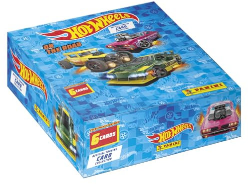 Panini Hot Wheels Trading Cards - Confezione da 24 buste + 1 biglietto edizione limitata