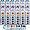 Cptoion 12 Stück Wasserfarben Aquarellfarben Set, Wasserfarben Kinder, Abwaschbare Wasserfarbkasten 8 Farben mit Pinsel für Künstler Schule Kunstunterricht Hobbymaler