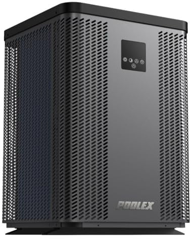 poolomio Full Inverter Wärmepumpe Pool 6kW Silverline Top 60 | WiFi Pool Heizung für Pools 20–40 m³ | Energieeffizienter & leiser Poolheizer mit Titan Wärmetauscher | COP bis 11,11