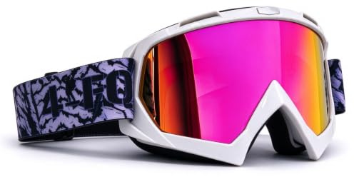 4-FQ Crossbrille Motocross Brille Mtb Brille Dirt Bike ATV Goggles | Crossbrille Sicherheit Tactical Riding Motorradbrillen, UV Schutzbrille für Herren Damen Jugend Fit ÜBer Brille
