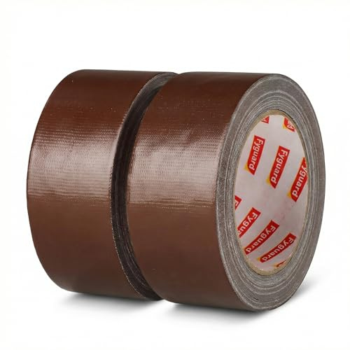 Fyguard 2 Rolls Duct Tape, Dark Brown, 48mm x 28m, Waterproof