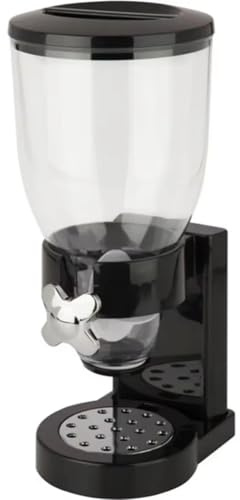 ISTOVO Multifunctional Cereal Dispenser,Single Control Storage Container for Kitchen Organization Household Food Storage Bottle