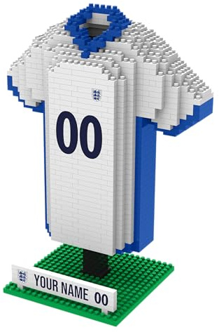 FOCO Officiell licensierad produkt personlig fotboll-3D-BRXLZ skrivbordströja (England (917 stycken))