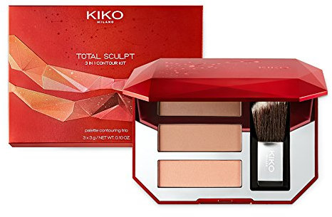 Kiko Milano Total Sculpt 3 in 1 Contour Kit Nr. 02 Medium to Dark Inhalt: 3x3g Contouringset damit das Gesicht richtig in Szene gesetzt werden kann.