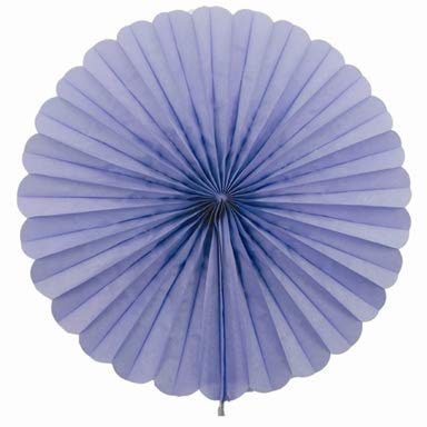 Creativery 1 Papierfächer 20cm (Flieder 462H) / Deko Papier Fächer Rosetten Blumen Raumdeko Papierrosetten Hängedeko