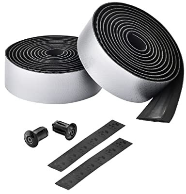 Ciclovation Leather Touch Fusion Dot Lenkerband, Metallic-Silber, Einheitsgröße