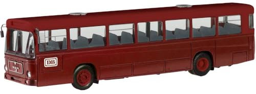 herpa 309561 – SÜ 240 Bahnbus, Deutsche Bahn, Cars, Rotes Miniatur Auto, Modellbau, Miniaturmodelle, Sammlerstück, Kunststoff - Maßstab 1:87
