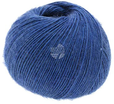 LANA GROSSA Ecopuno | Edle Netzgarnstruktur aus Baumwolle gefüllt mit Merino/Alpaka | Handstrickgarn aus 17% Schurwolle & 11% Alpaka Wolle | 50g Wolle zum Stricken & Häkeln | 215m Garn FB 42