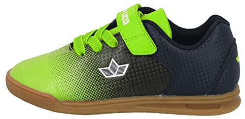 Lico Sambo VS Unisex Kinder Hallenturnschuh, Marine/ Lemon, 34 EU