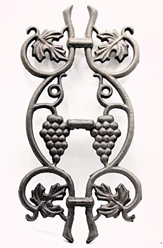 UHRIG Ornamento vite in ferro battuto, ghisa per recinzioni, ringhiere, finestre o in giardino come adesivo da giardino, traliccio UVM.