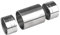Cosch Edelstahl Holzhandlauf Verbinder inkl. 2 Adapter für Handlauf Ø 42,4 mm Edelstahl V2A (AISI 304) geschliffen K240