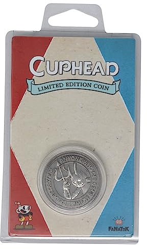 Fanattik Unisex – Erwachsene Cphd-07-Cuphead-Flip Coin-Anyone Who Oppose Me Gadget, Mehrfarbig, Standard