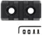 ToopMount Picatinny-Schiene Adapter Gewehrschiene 3 Steckplätze Mount Rail Aluminium für Jagdsportarten im Freien