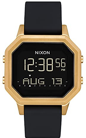 Nixon Damen Digital Quarz Uhr mit Silikon Armband A121-1513-00