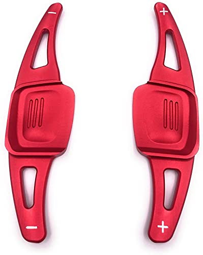 H-Customs Shift Paddle - Leva del cambio compatibile con Golf 8 (anche GTI e GTD), colore: Rosso