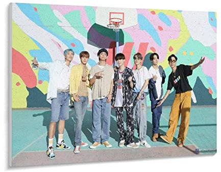 Puzzle 1000 Teile BTS BTS Mode süßes Boy Group Fan Geschenk Puzzle 1000 Teile Tiere von Spielzeugrätseln Lustiges Great Holiday Leisure , Interaktive Familienspiele(38X26cm)