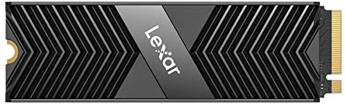 Lexar SSD Professionnel NM800 Pro 1To avec Dissipateur de Chaleur PCIe Gen4 NVMe M.2 2280 State Solid State Drive, Jusqu'à 7500/6300 Mo/s en Lecture/Écriture, pour PS5, Joueurs et Créateurs,