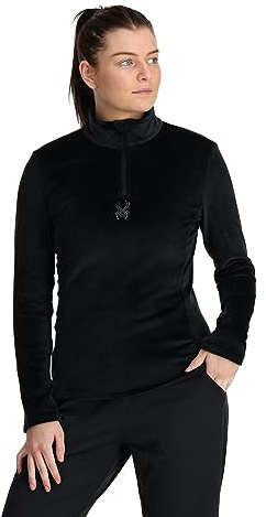 Spyder Women's Shimmer Bug Half Zip T-neck Base Layer (pack of 1)