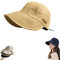 MAIMiao Chapeau de Protection UV sans Maquillage,Chapeau de Soleil pour Femmes,Chapeau de Soleil UPF50+ pour Femmes (Khaki)