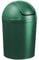 Home Centre Compact Plastic Swing Top Waste Bin 5 Litre Green House Office Bathroom Lobby Dustbin Convenient Flap Top Cylindrical Shape Hygienic Waste Disposal Versatile Daily Usage