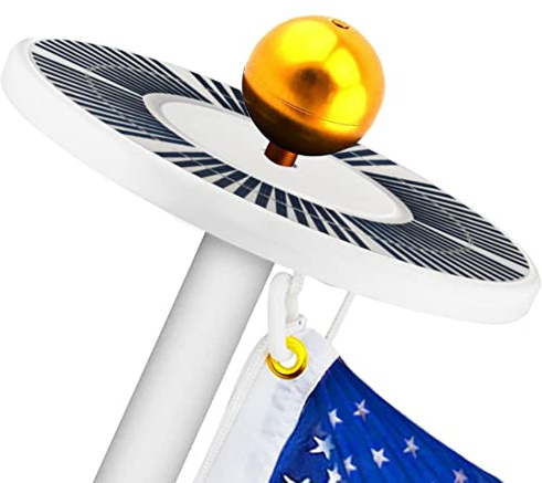 136leds Runde Solar Fahnenmast Licht Super Hell Sparen Ip65 Wasserdicht Auto Ein/Aus Outdoor Camping Licht