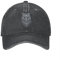 TeysHa Baseballkappe Hiphop Sonnenhut Nordische Mythologie Wikinger Unisex Baseballkappen Wolf Distressed Denim Hüte Kappe Vintage Outdoor Sommer Verstellbare Snapback Cap für Frauen Männer