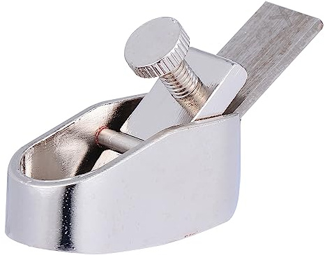 Toyvian 2pcs Brass Curved Plane Cutter Luthier Tool for Violin Wooden Instrument Woodworking Cutting Tools