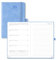POPRUN Taschenkalender 2025 Klein Notizbuch (Aug.2024-Dez.2025), ca. A6 (16 x 10,5 cm), kalender 2025 Klein mit Softcover - Terminplaner mit PU-Leder - Cyanblau