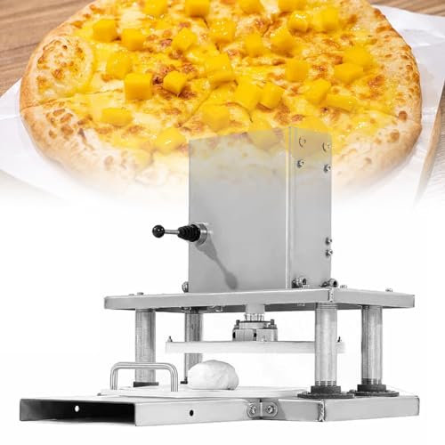 Presse à pâte à pizza, machine à pâtisserie électrique, presse à tortilla électrique de 8,66 pouces, machine à pâte à pizza commerciale en acier inoxydable, machine de fabrication de tortillas pour
