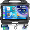 2+64G Stereo per auto per KIA Sportage 2010-2016 con Senza fili Carplay e Android Auto - 9 pollici Touchscreen Radio Supporto WiFi GPS Navigazione FM RDS Radio 28UI + Backup Camera&Mic