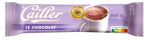 Cailler Le Chocolat – Schokoladenpulver für heiße Schokolade – Intensiver Kakaogeschmack – Cremige Textur – Schnelle und einfache Zubereitung – Praktische Einzelverpackungen – 100 x 17g