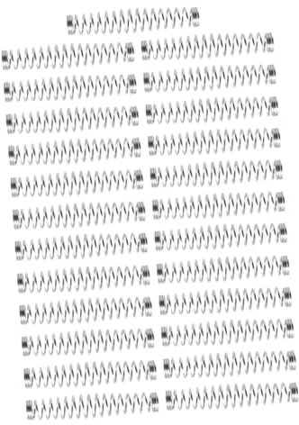 KITANDOVE 25St gartenschere frühling Federn für Gartenscheren Trimmschere Federteil Astschere Federn Ersatzfeder für Gartenschere Gartenquellen Gartenschere Ersatzfeder Rostfreier Stahl